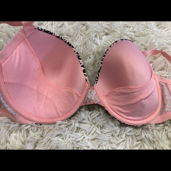 Frederick’s of Hollywood bra 36DDD/F Sexy NWOT PINK w cheetah animal print❤️❤️🤩 - Picture 9 of 10